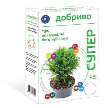 Удобрение Супер для туи и других ландшафтных многолетников 1 кг 1857202771 фото
