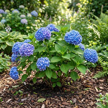 Саженцы Гортензии крупнолистной Джевел Блю (Hydrangea macrophylla Jewel Blue) Р9 2494816015 фото