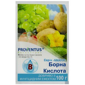 Микроудобрение Борная кислота 100 г Провентус 1855746845 фото