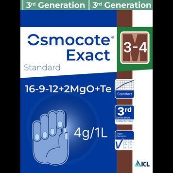 Удобрение пролонгированного действия Осмокот Osmocote Exact Standard (16-9-12+2MgO+Te) 3-4 мес. 200 г 2070330674 фото