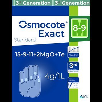 Удобрение пролонгированного действия Осмокот Osmocote Exact Standard (15-9-11+2Mg+Te) 8-9 мес. 200 г 2070332430 фото