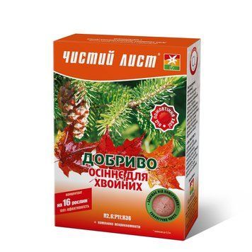 Добриво "Чистий Лист" осіннє для хвойників, 300 г 1856338398 фото