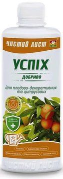 Удобрение Чистый Лист "Успех" для плодово декоративных,310 мл 1640330082 фото